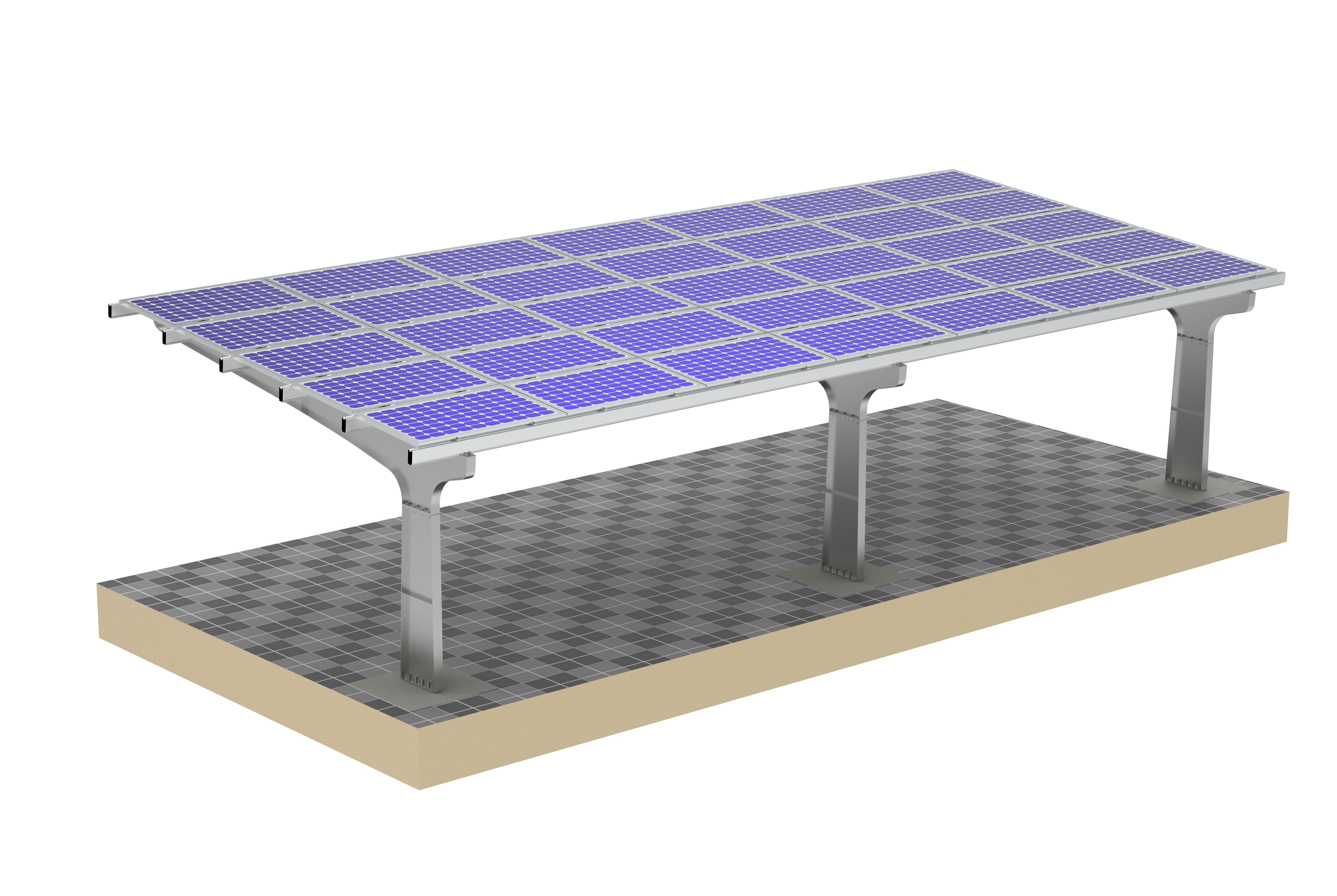 Steel Solar Carport Systems